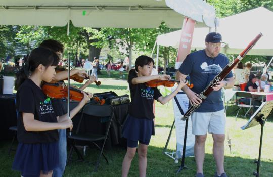 Academy students participate in Parade the Circle
